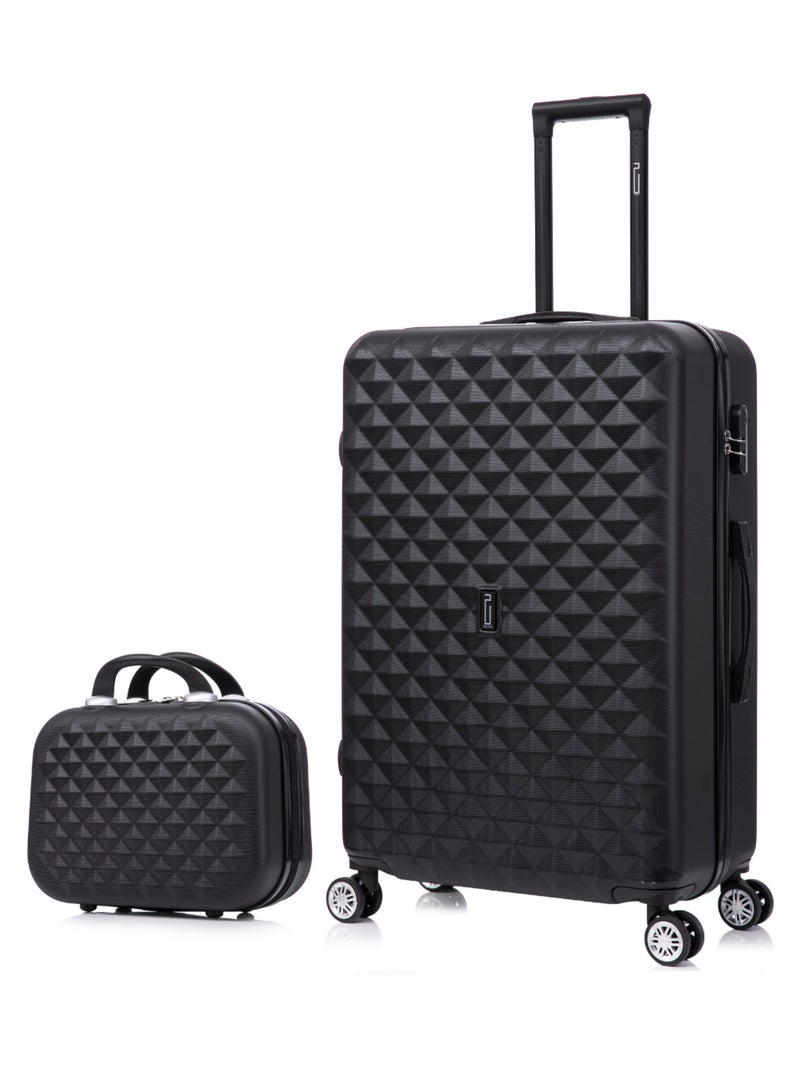 Valise Moyenne 65x42x26 avec Vanity | Serrure Intégrée | CELIMS France Noir - Kiabi
