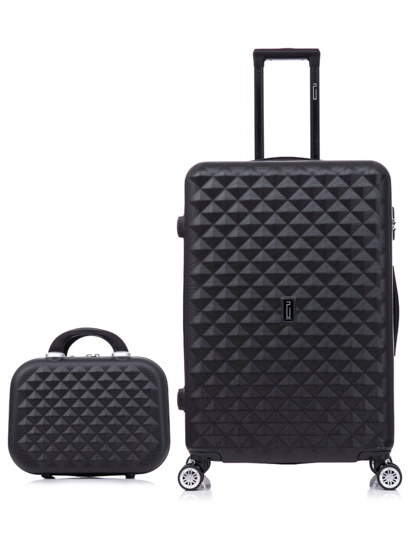 Valise Moyenne 65x42x26 avec Vanity | Serrure Intégrée | CELIMS France Noir - Kiabi