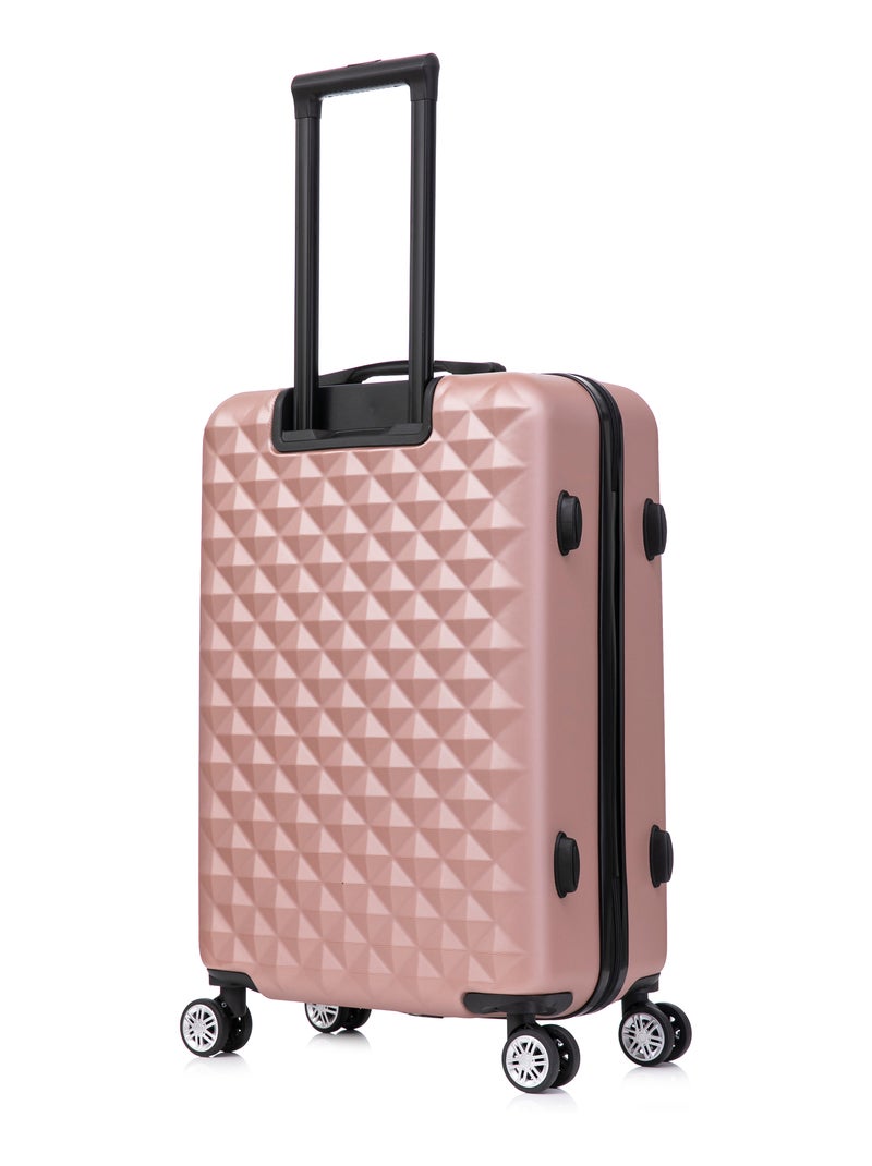 Valise Moyenne 65x42x26 avec Vanity | Serrure Intégrée | CELIMS France Rose - Kiabi