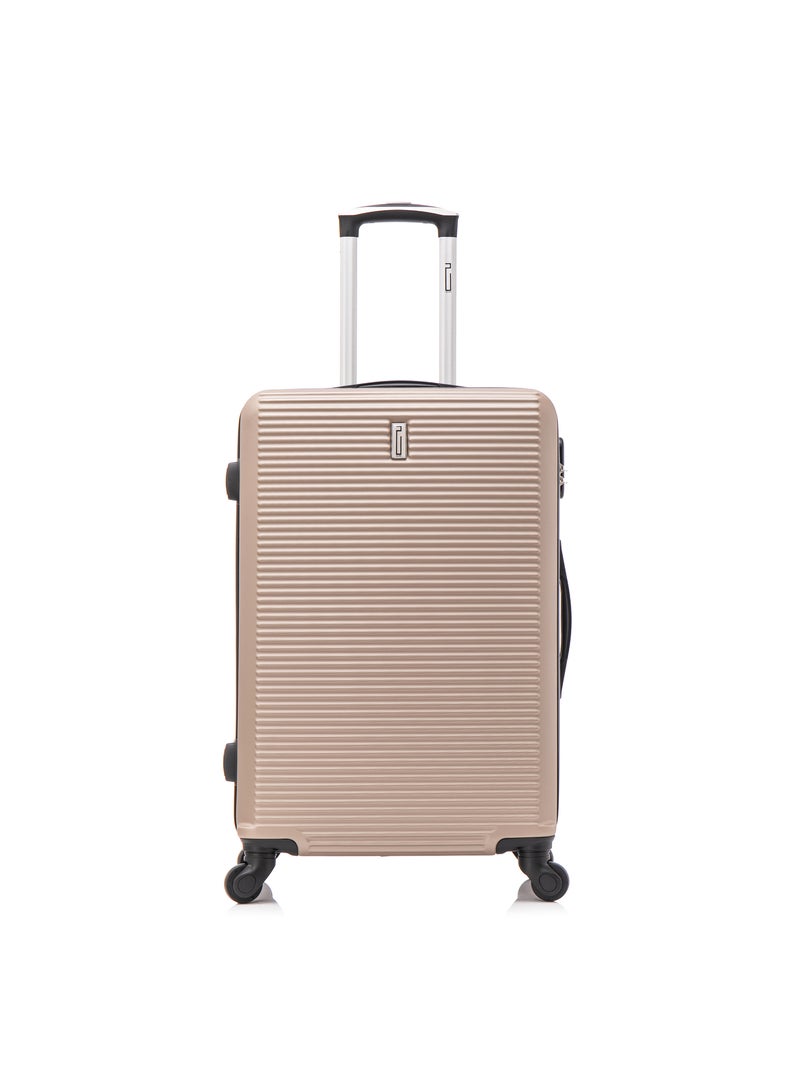 Valise Moyenne 65x42x26cm avec Vanity | Modèle Weekend | CELIMS France Beige - Kiabi