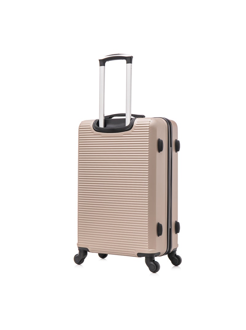 Valise Moyenne 65x42x26cm avec Vanity | Modèle Weekend | CELIMS France Beige - Kiabi