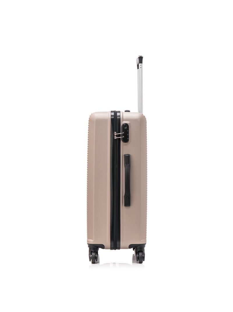Valise Moyenne 65x42x26cm avec Vanity | Modèle Weekend | CELIMS France Beige - Kiabi