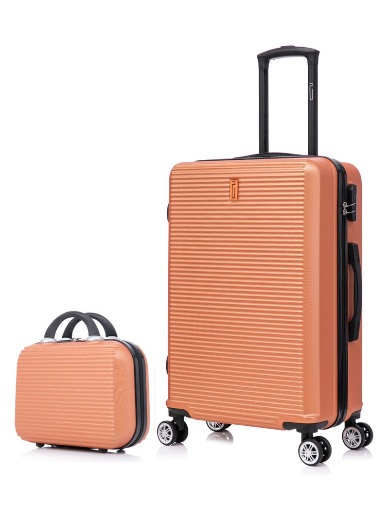 Valise Moyenne 65x42x26cm avec Vanity | Modèle Weekend | CELIMS France Corail - Kiabi