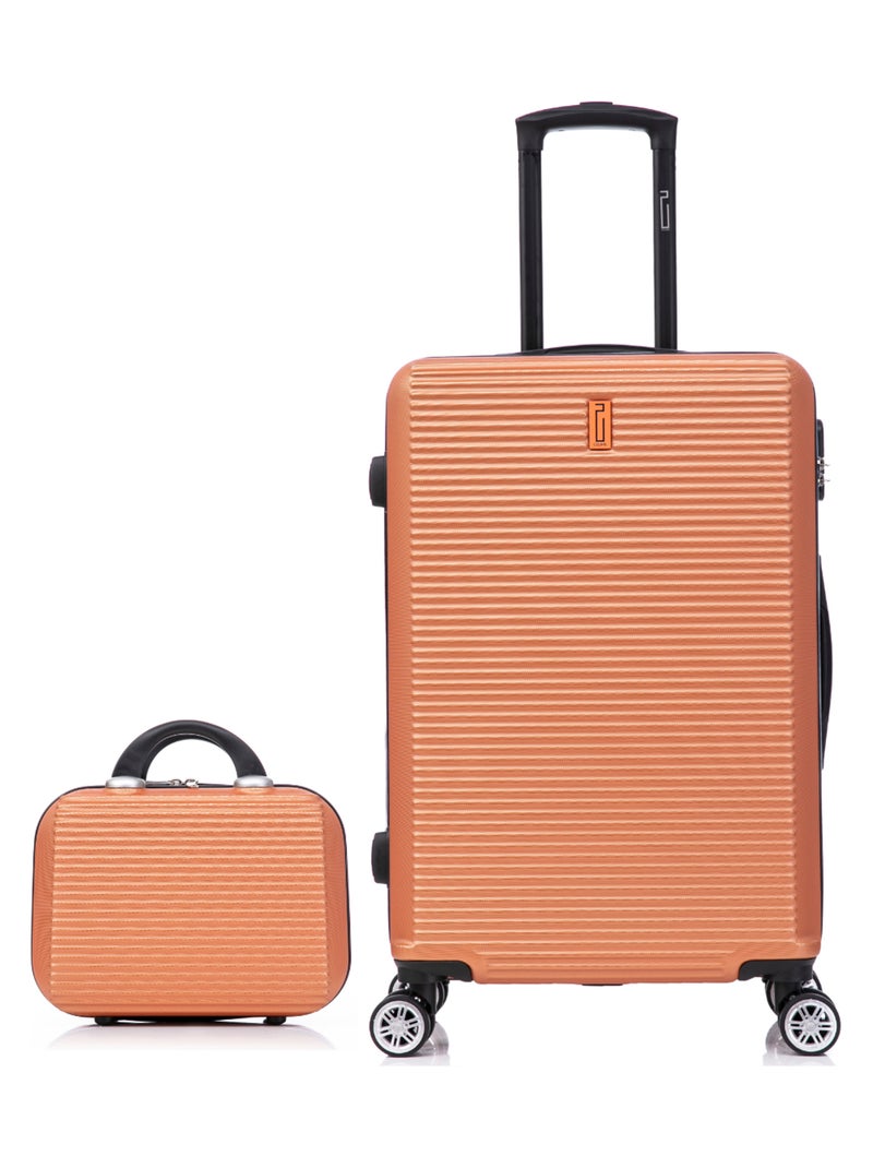 Valise Moyenne 65x42x26cm avec Vanity | Modèle Weekend | CELIMS France Corail - Kiabi