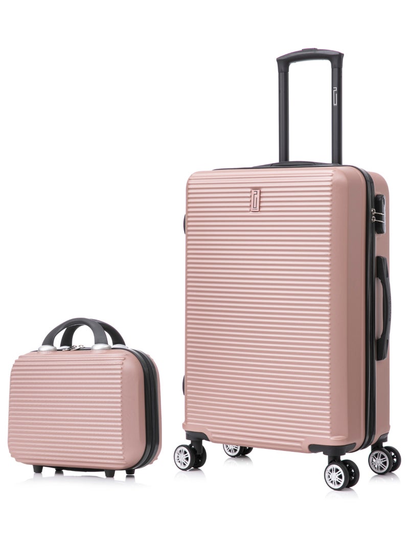 Valise Moyenne 65x42x26cm avec Vanity | Modèle Weekend | CELIMS France Rose - Kiabi