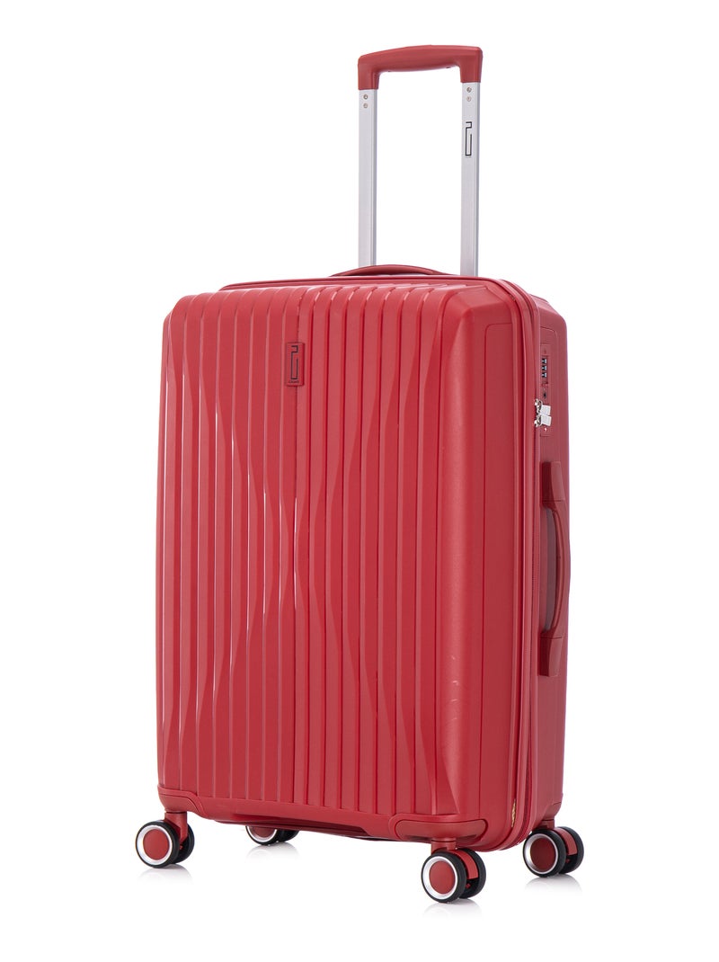 Valise Moyenne 65x42x26cm en Polypropylène | Serrure TSA | CELIMS France Beige - Kiabi