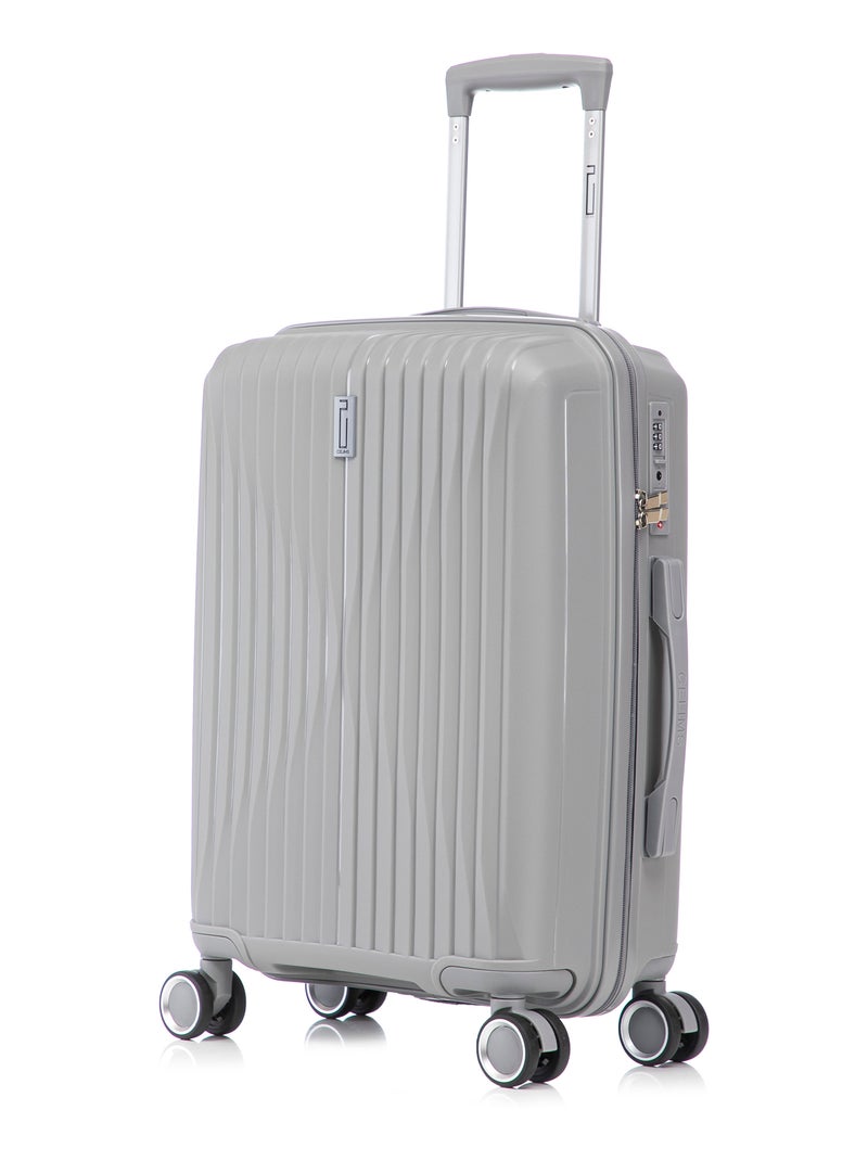 Valise Moyenne 65x42x26cm en Polypropylène | Serrure TSA | CELIMS France Gris - Kiabi