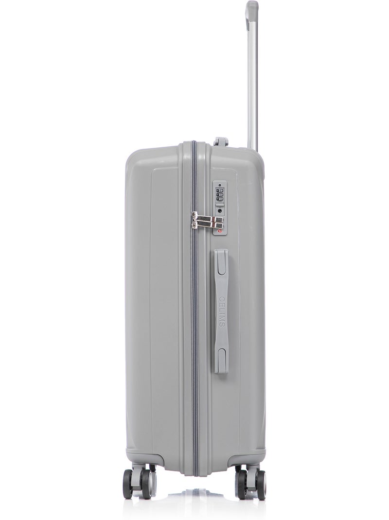 Valise Moyenne 65x42x26cm en Polypropylène | Serrure TSA | CELIMS France Gris - Kiabi