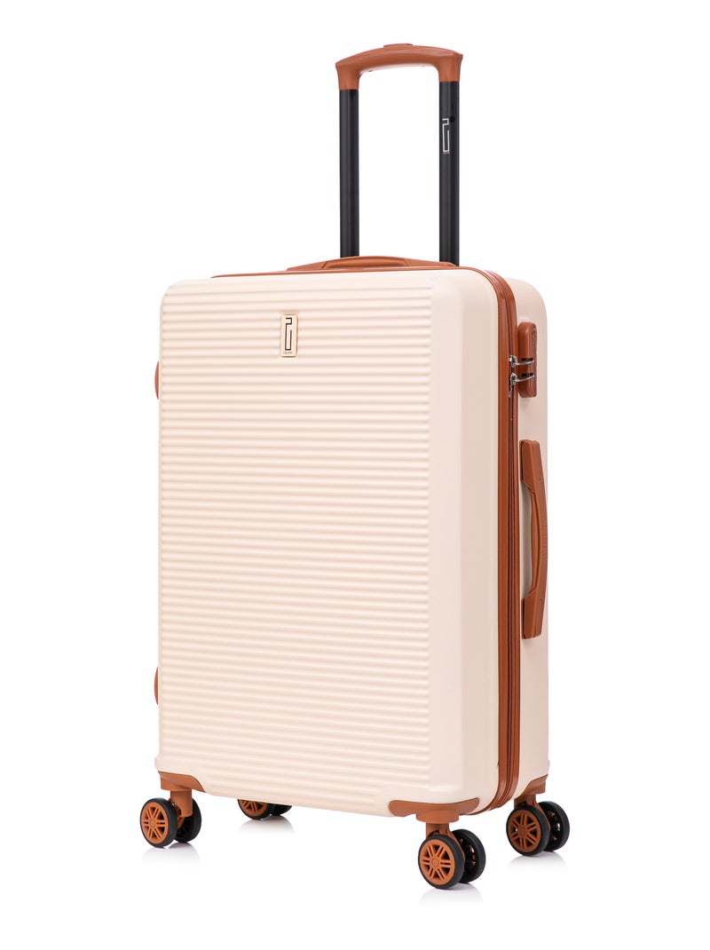 Valise Moyenne 65x42x26cm | Modèle Weekend | CELIMS France Crème - Kiabi