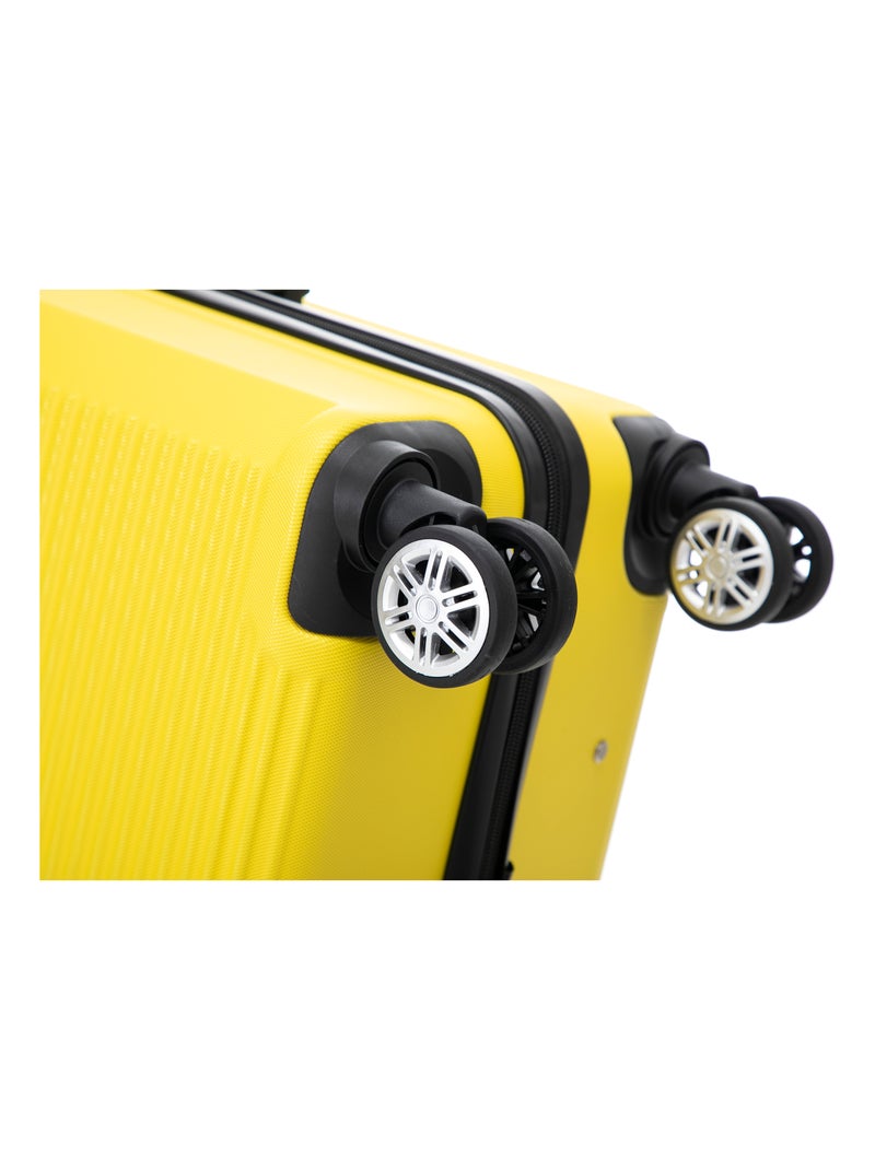 Valise Moyenne 65x42x26cm | Modèle Weekend | CELIMS France Jaune - Kiabi