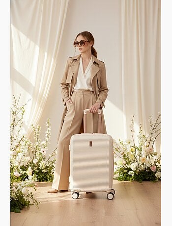 Valise Moyenne Taille | Cadenas TSA | Extensible | Bagage Moyenne avec 4 Roues 65cm | CELIMS France