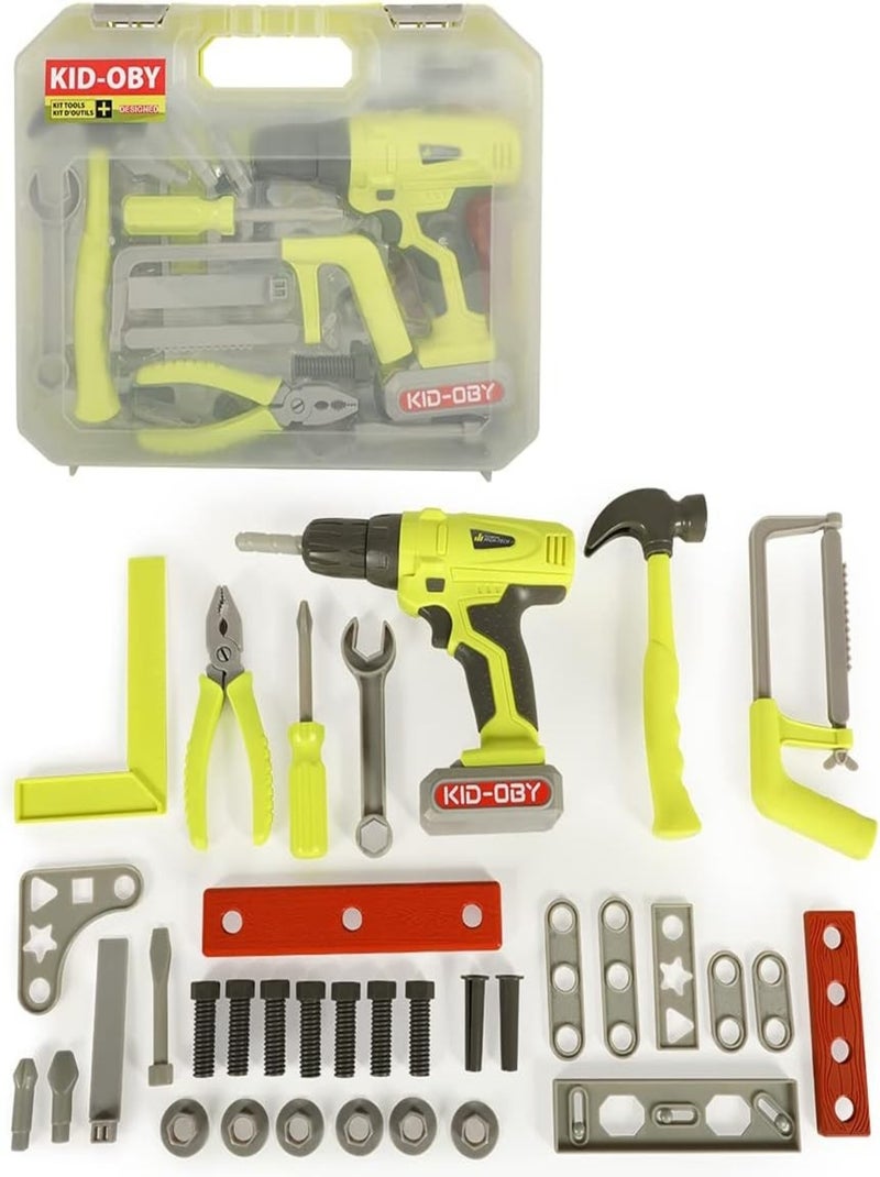 Valise Outils De Bricolage 36 Pièces - Kid Oby Multicolore - Kiabi