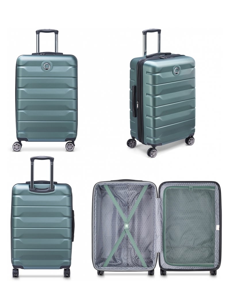 Valise rigide Air Armour TSA polycarbonate 68cm Vert - Kiabi