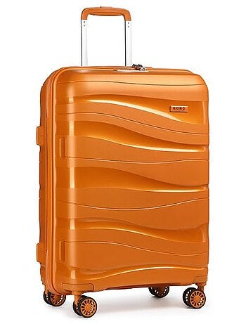 Valise rigide grande taille - 76x50x31 cm polypropylène 105 l tsa - kono