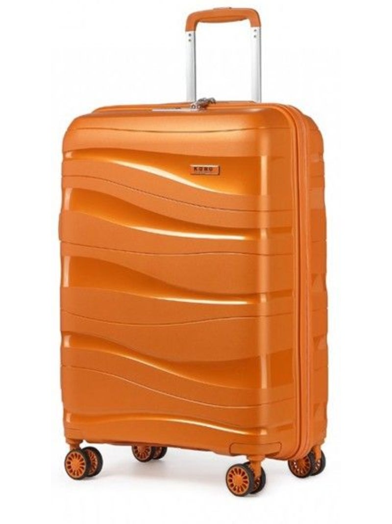 Valise rigide grande taille - 76x50x31 cm polypropylène 105 l tsa - kono Orange - Kiabi