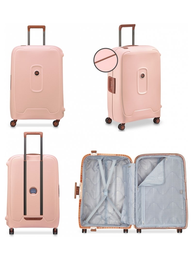 Valise rigide Moncey 69cm TSA Polypropylène Rose - Kiabi