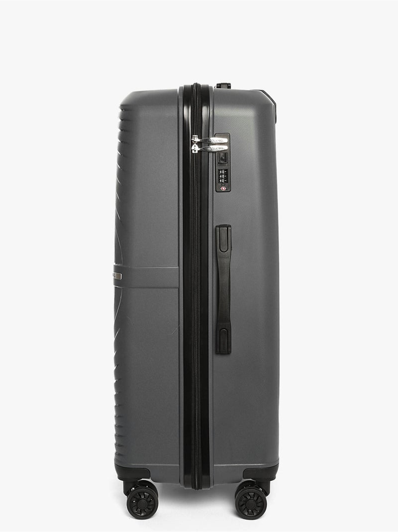 Valise Rigide Montreal Travel Polypropylene Gris Ecru Gris - Kiabi