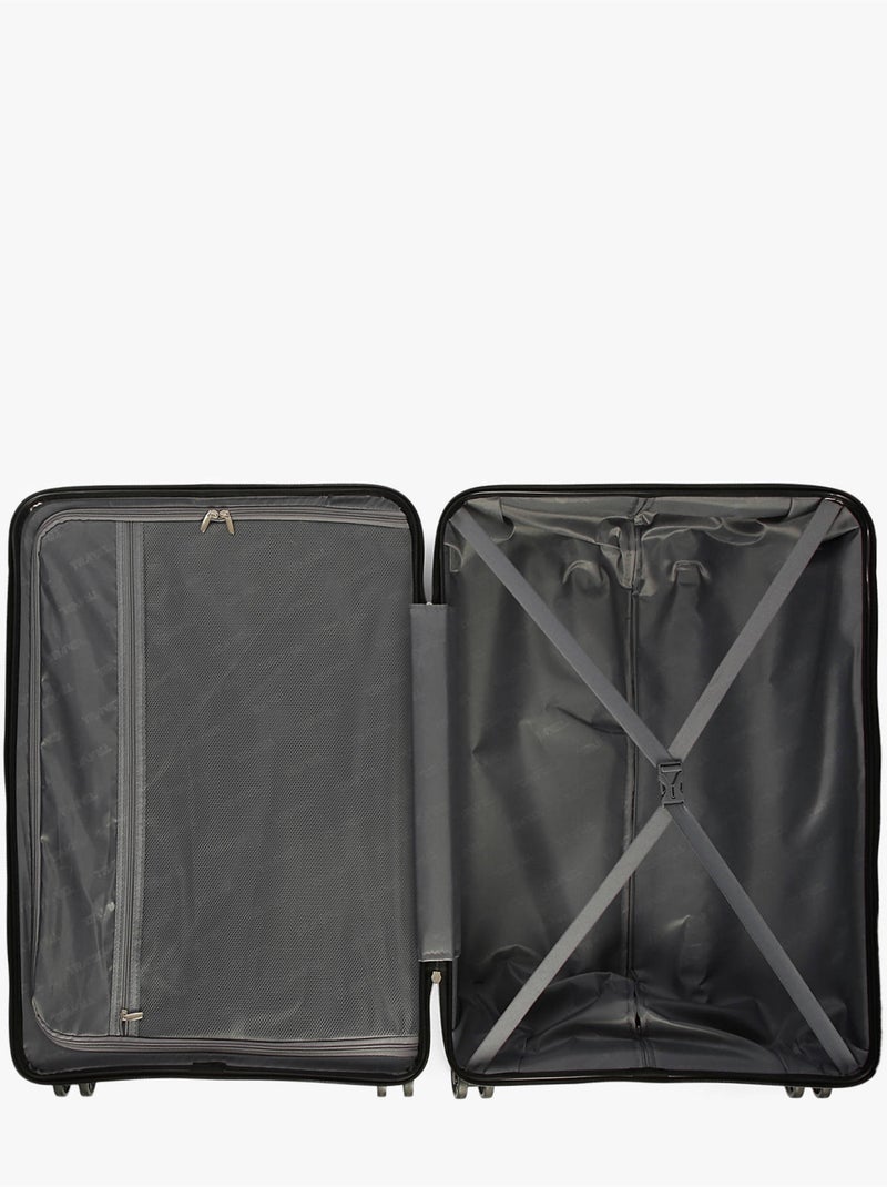 Valise Rigide Montreal Travel Polypropylene Gris Ecru Gris - Kiabi