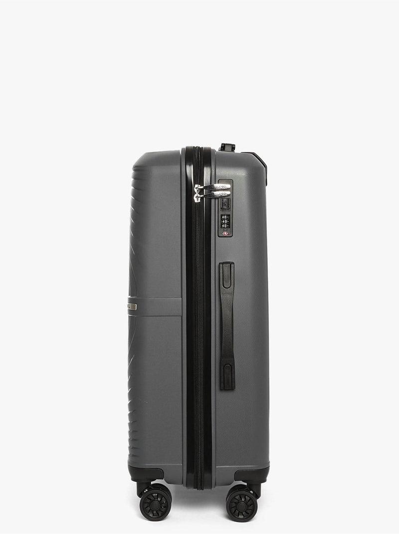 Valise Rigide Montreal Travel Polypropylene Gris Ecru Gris - Kiabi