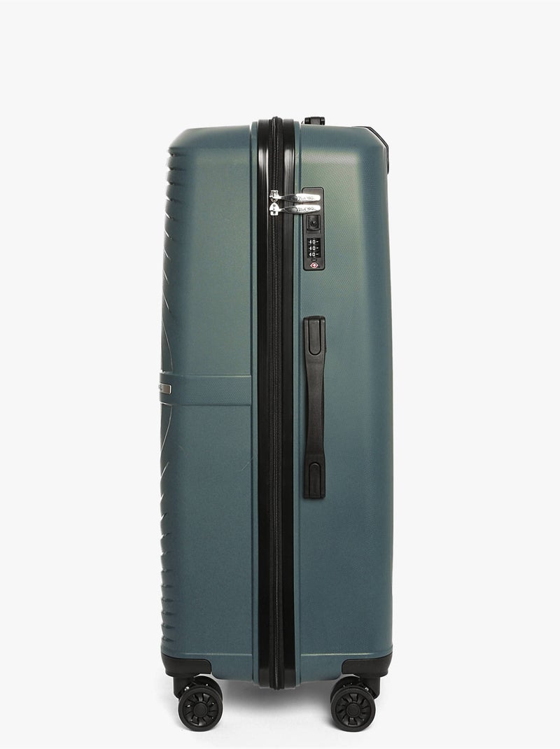 Valise Rigide Montreal Travel Polypropylene Gris Vert clair - Kiabi