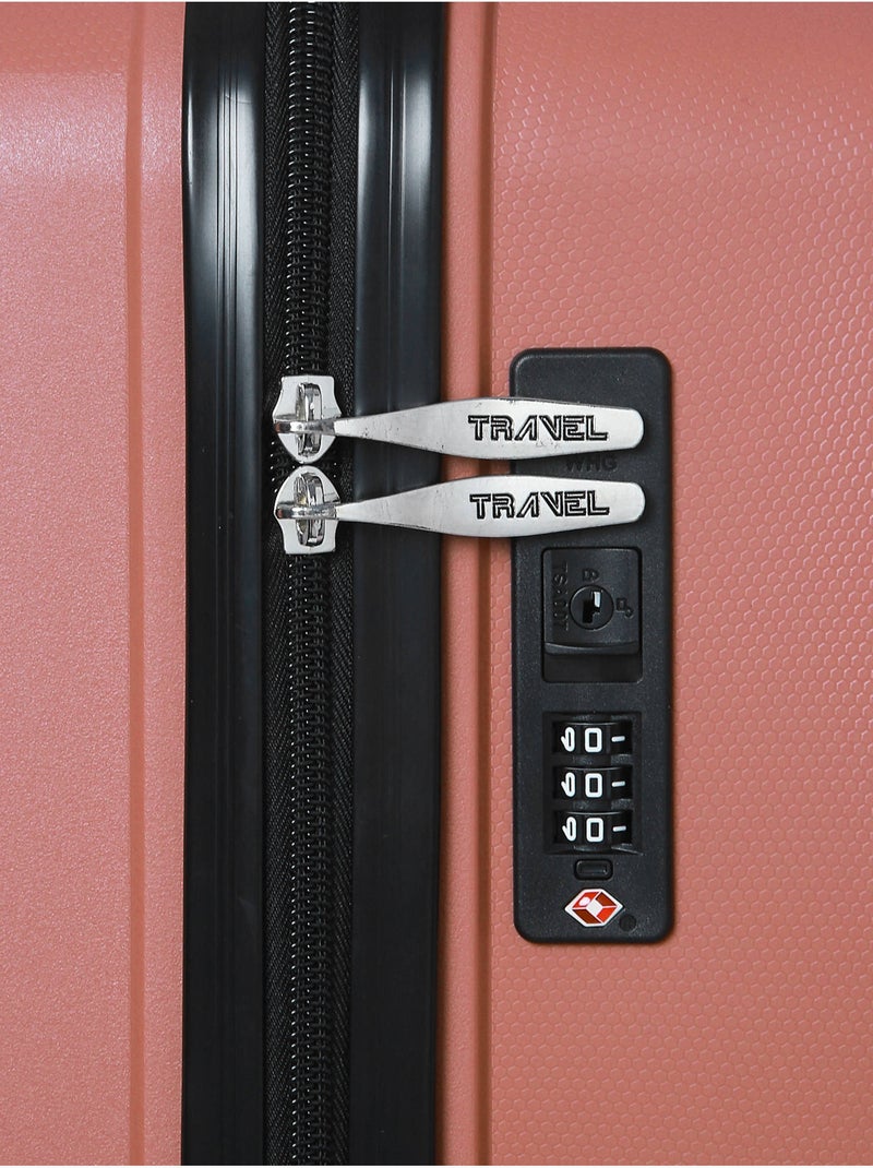 Valise Rigide Montreal Travel Polypropylene Terracotta - Kiabi