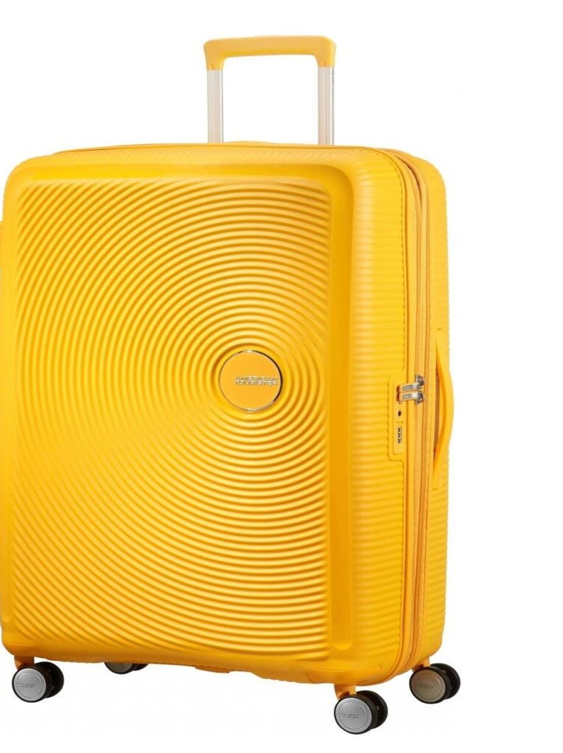 Valise Rigide SoundBox 77 cm ABS Jaune - Kiabi
