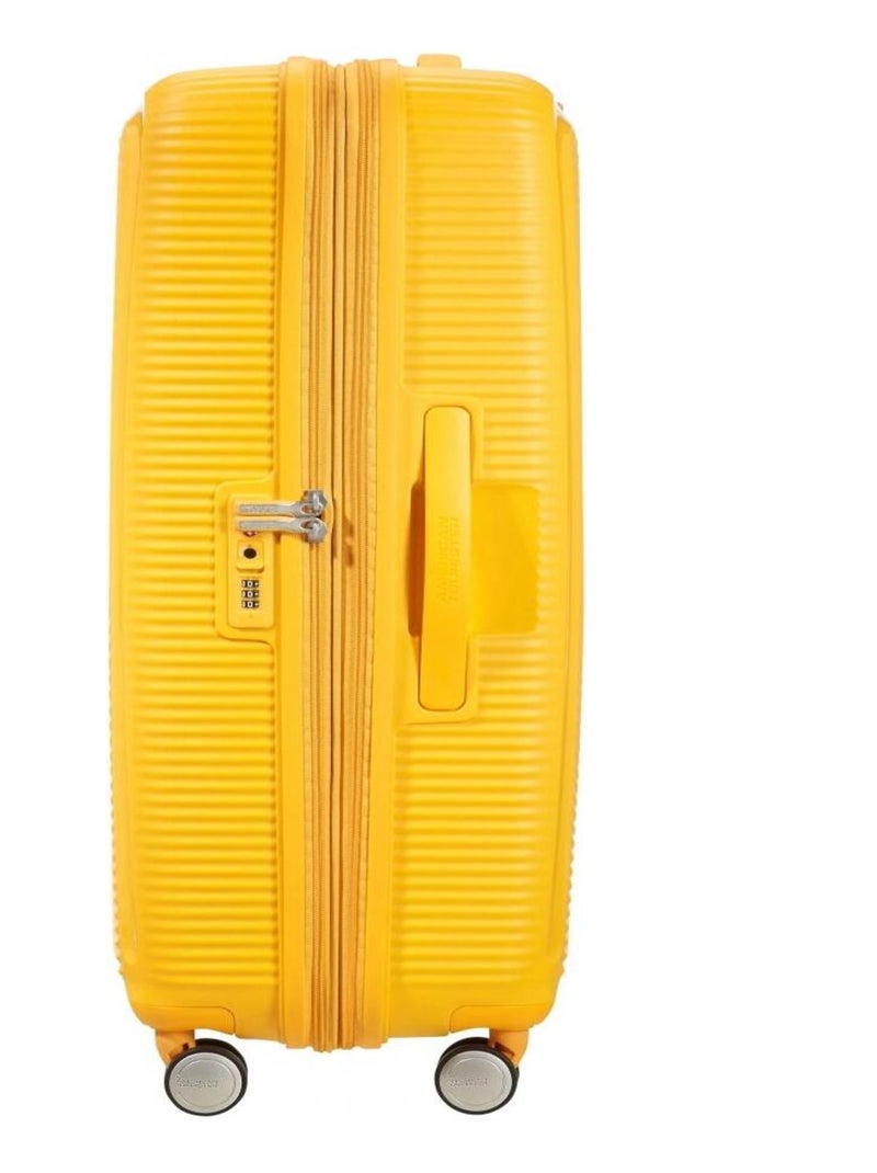 Valise Rigide SoundBox 77 cm ABS Jaune - Kiabi