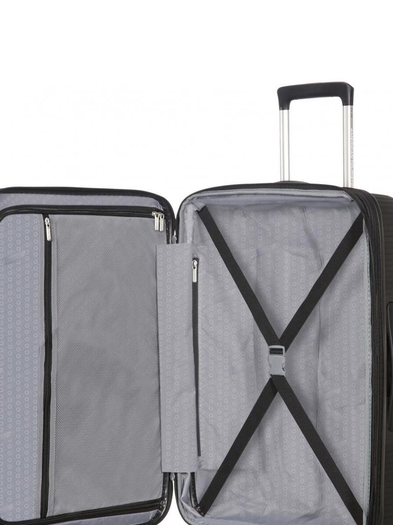 Valise Rigide SoundBox 77 cm ABS Noir - Kiabi