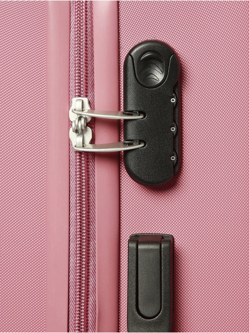 Valise Rigide Toronto Travel A.b.s Blanc Rose clair - Kiabi