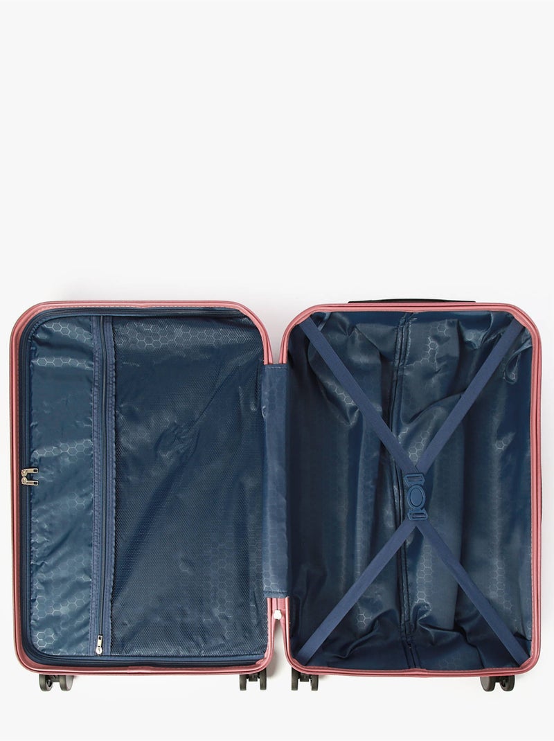 Valise Rigide Toronto Travel A.b.s Blanc Rose clair - Kiabi