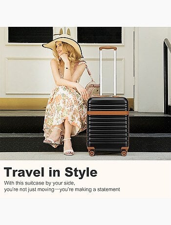 Valise rigide très grande taille - 86x58,5x34 cm abs+pc tsa - kono