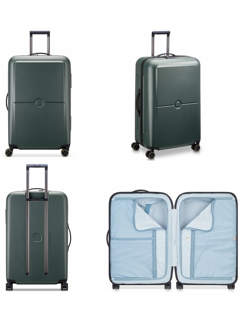 Valise rigide ultra-légère Turenne 2.0 TSA polycarbonate 75cm Vert - Kiabi