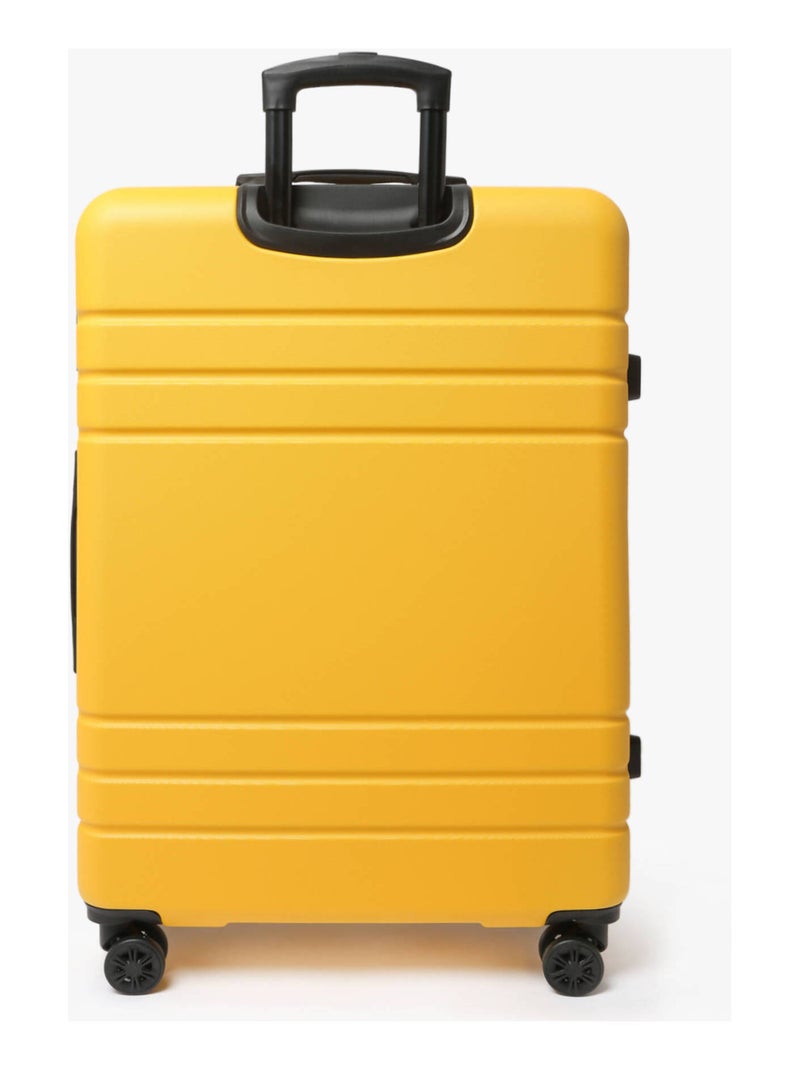 Valise Rigide Valencia Travel A.b.s Jaune moutarde - Kiabi
