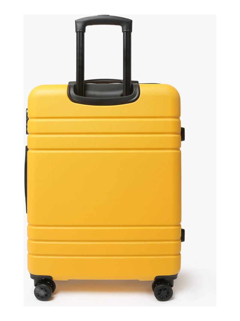Valise Rigide Valencia Travel A.b.s Jaune moutarde - Kiabi