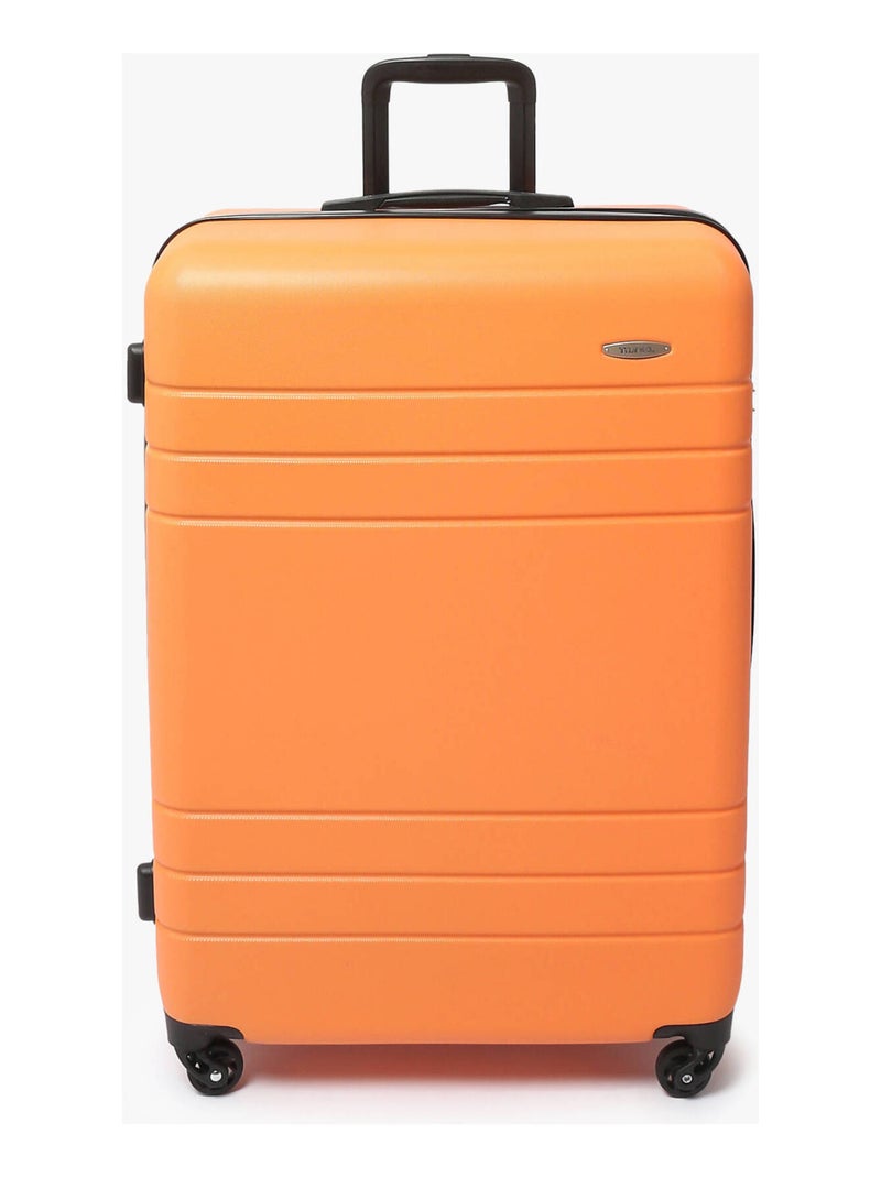 Valise Rigide Valencia Travel A.b.s Orange clair - Kiabi