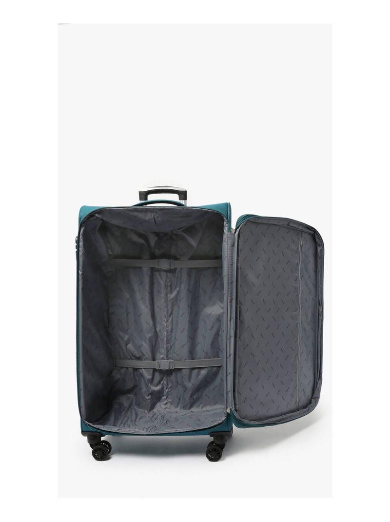 Valise Souple Sun Travel Nylon Bleu turquoise - Kiabi