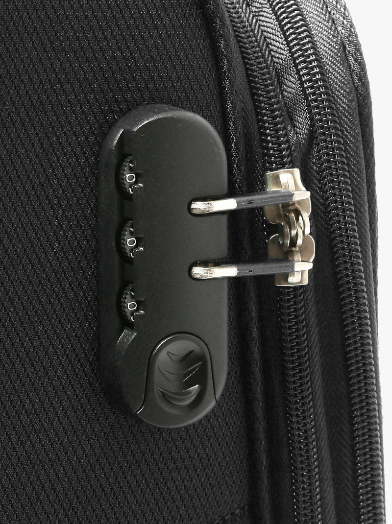 Valise Souple Sun Travel Nylon Noir - Kiabi