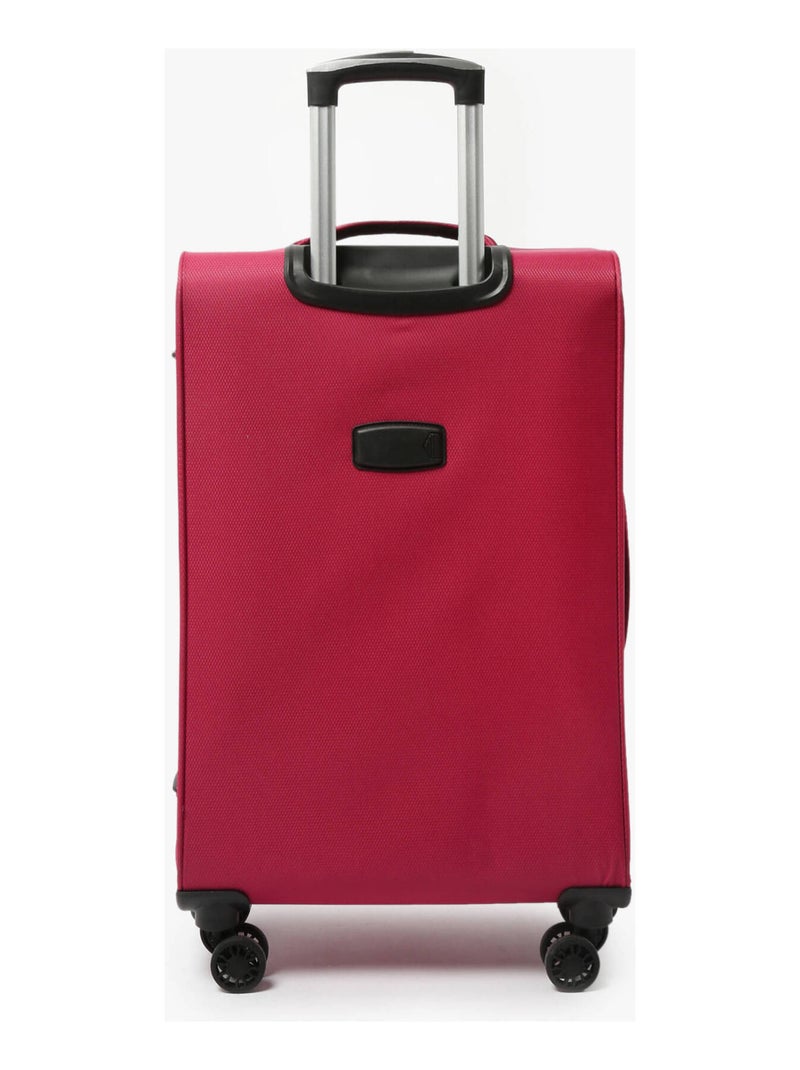Valise Souple Sun Travel Nylon Rose fushia - Kiabi
