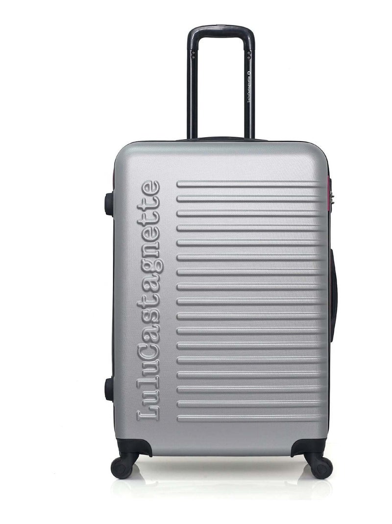 Valise Taille Moyenne Rigide 60cm LULU CLASSIC Gris - Kiabi