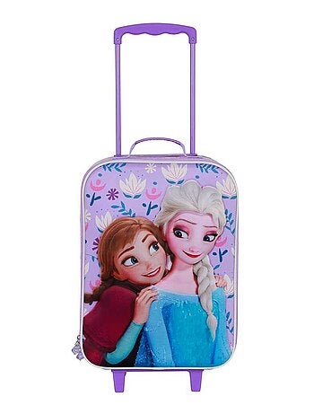 Valise Trolley Soft 3D - Disney La Reine des Neiges 2 (Frozen) Beauty - Lilas - Taille Unique