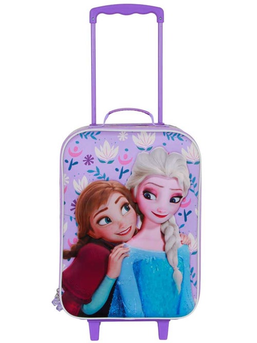 Valise Trolley Soft 3D - Disney La Reine des Neiges 2 (Frozen) Beauty - Lilas - Taille Unique - Kiabi