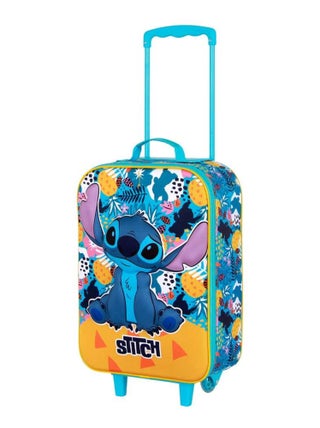 Valise Trolley Soft 3D - Disney Lilo et Stitch Colors - Turquoise - Taille Unique