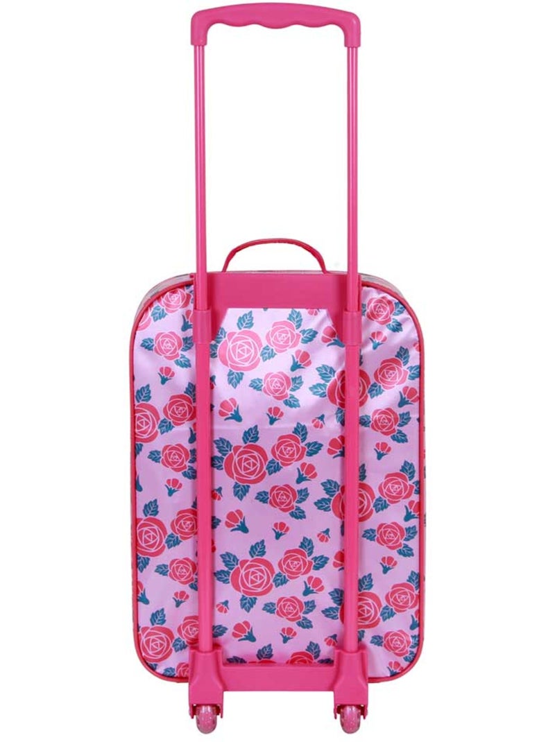 Valise Trolley Soft 3D - Disney Princesses Disney Flowers - Rose - Taille Unique Rose - Kiabi
