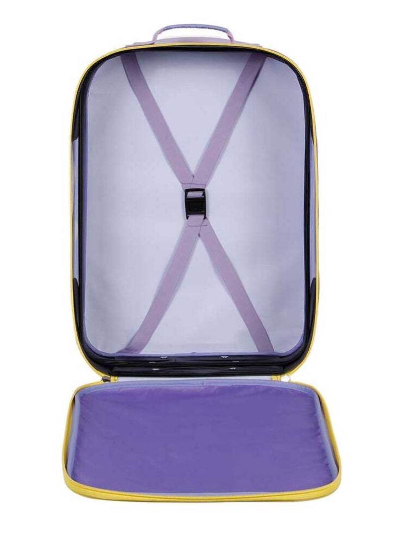 Valise Trolley Soft 3D - Disney Wish, Asha et la Bonne Étoile Star - Lilas - Taille Unique Mauve lilas - Kiabi