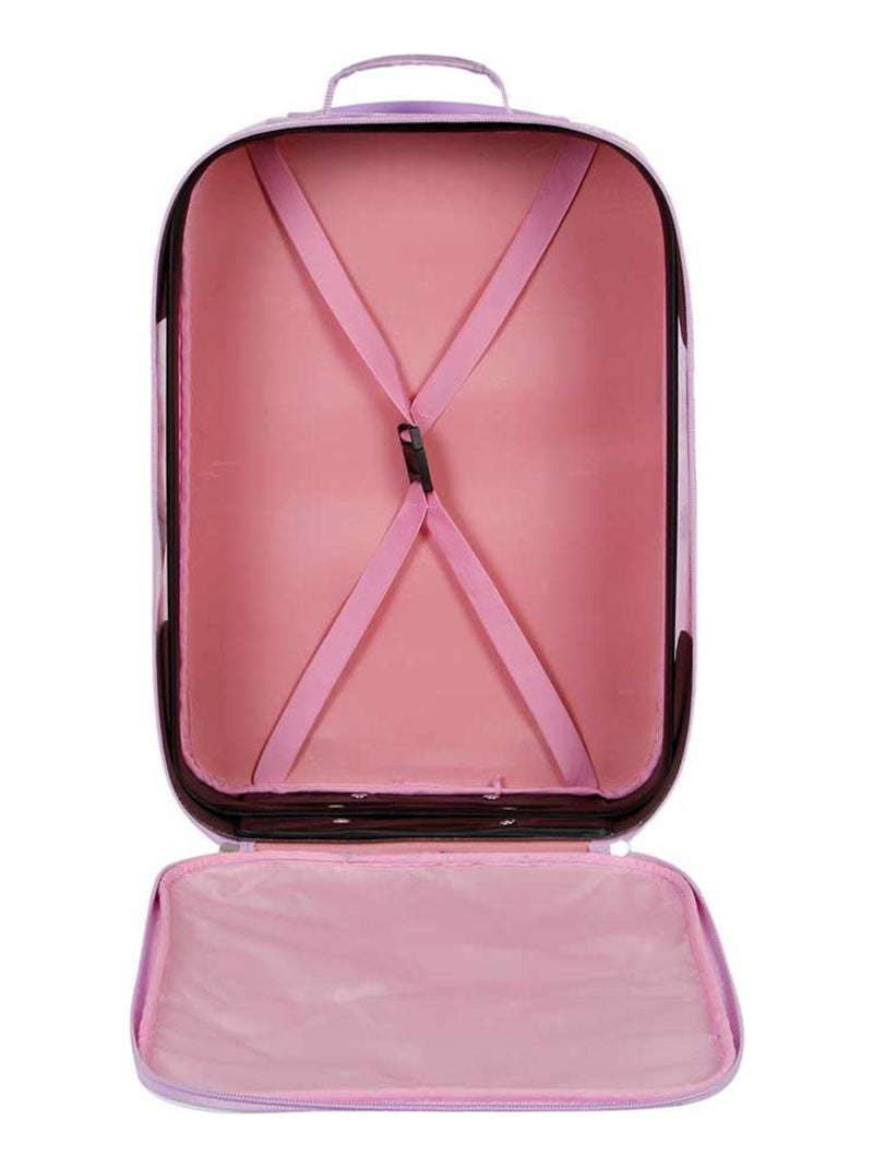 Valise Trolley Soft 3D - Princesses Disney Power Mauve lilas - Kiabi
