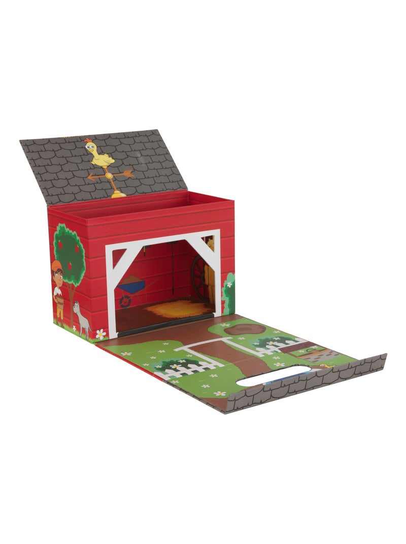 Valisette de jeu - A la ferme Rouge - Kiabi