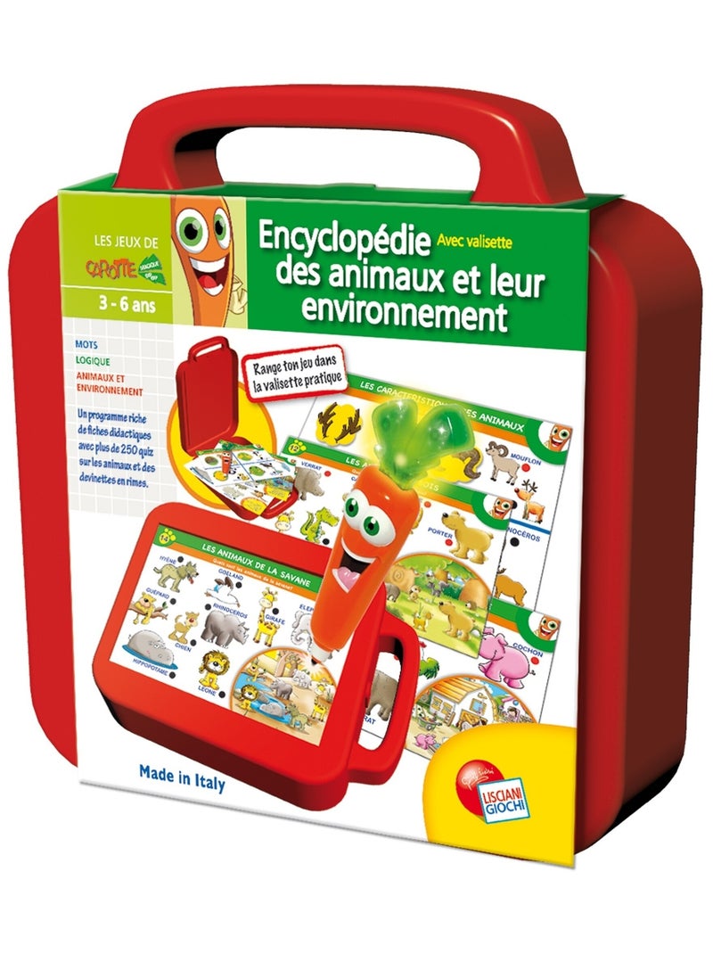 Valisette Encyclopédie Animaux - Lisciani Multicolore - Kiabi