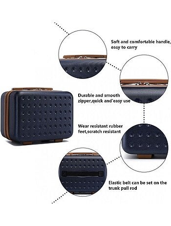 Vanity case rigide abs 11 l 31x18x22 cm - kono