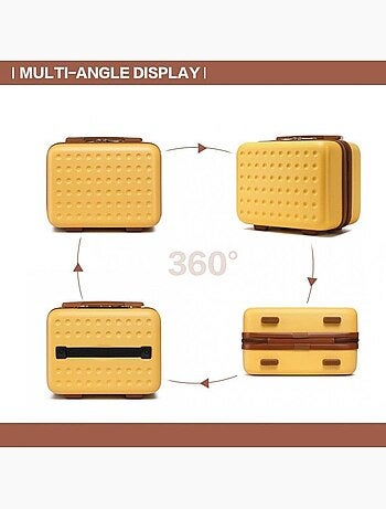 Vanity case rigide abs 11 l 31x18x22 cm - kono
