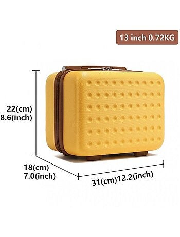 Vanity case rigide abs 11 l 31x18x22 cm - kono